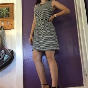 Super cute black and white formal dress!